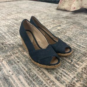 Denim Wedge